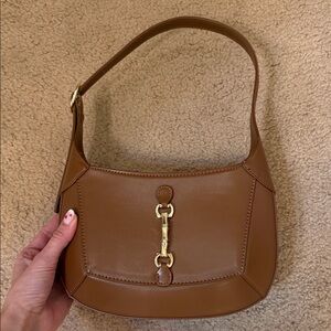 Elegant Brown Leather Women's Bag